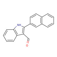 94210-62-5 2-(2-NAPHTHYL)-1H-INDOLE-3-CARBALDEHYDE chemical structure