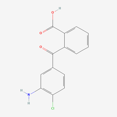 118-04-7 2-(3-Amino-4-chloro-benzoyl)benzoic acid chemical structure