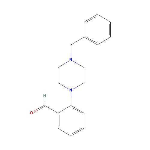 112253-26-6 2-(4-BENZYLPIPERAZINO)BENZALDEHYDE chemical structure