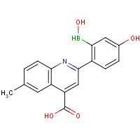 373384-16-8 2-(4-DIHYDROXYBORANE)PHENYL-4-CARBOXY-6-METHYLQUINOLINE chemical structure