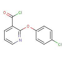 51362-50-6 2-(4-CHLOROPHENOXY)PYRIDINE-3-CARBONYL CHLORIDE chemical structure