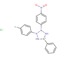 146-68-9 2-(4-Iodophenyl)-3-(4-nitrophenyl)-5-phenyltetrazolium chloride chemical structure