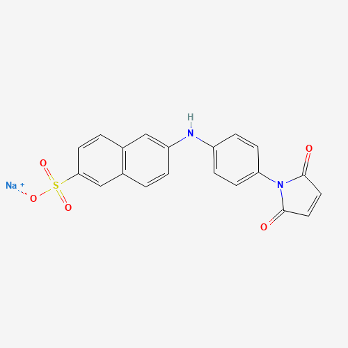 71936-81-7 2-(4'-MALEIMIDYLANILINO)NAPHTHALENE-6-SULFONIC ACID SODIUM SALT chemical structure