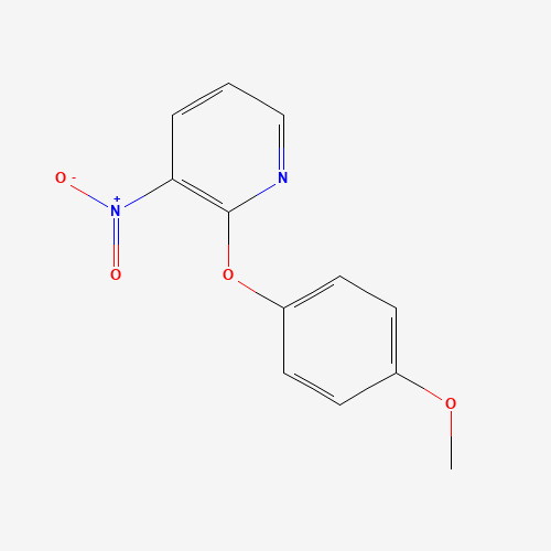 76893-48-6 2-(4-METHOXYPHENOXY)-3-NITROPYRIDINE chemical structure