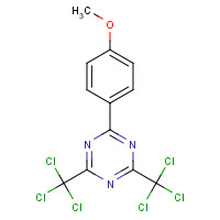 3584-23-4 2-(4-Methoxyphenyl)-4,6-bis(trichloromethyl)-1,3,5-triazine chemical structure