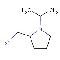 26116-15-4 (1-ISOPROPYL-2-PYRROLIDINYL)METHYLAMINE chemical structure