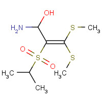 175202-05-8 2-(ISOPROPYLSULFONYL)-3,3-DI(METHYLTHIO)ACRYLONITRILE chemical structure