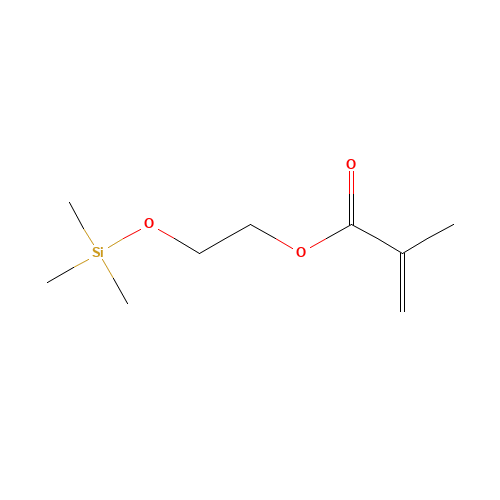 17407-09-9 2-(TRIMETHYLSILOXY)ETHYL METHACRYLATE chemical structure