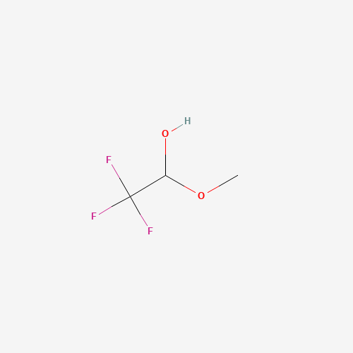 431-46-9 TRIFLUOROACETALDEHYDE METHYL HEMIACETAL chemical structure