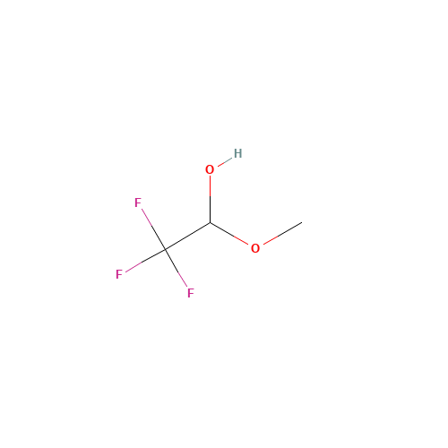 431-46-9 TRIFLUOROACETALDEHYDE METHYL HEMIACETAL chemical structure