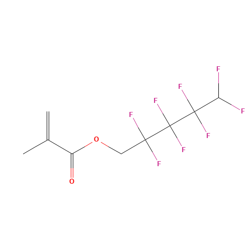 355-93-1 1H,1H,5H-OCTAFLUOROPENTYL METHACRYLATE chemical structure