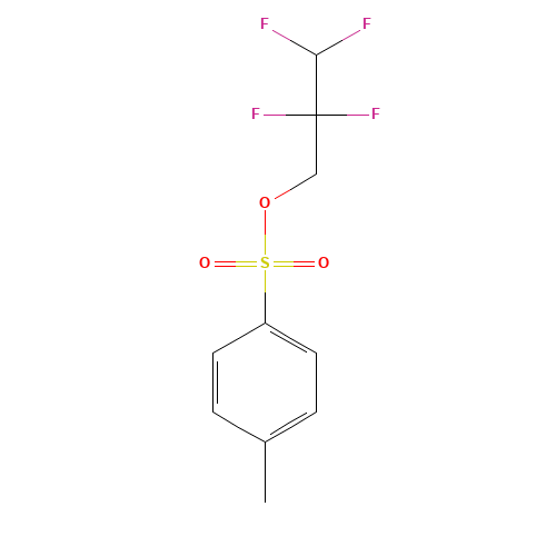 786-31-2 2,2,3,3-TETRAFLUOROPROPYL 4-TOLUENESULFONATE chemical structure