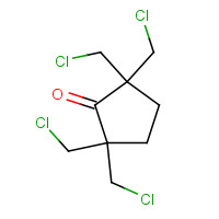 67059-01-2 2,2,5,5-TETRAKIS(CHLOROMETHYL)CYCLOPENTANONE chemical structure