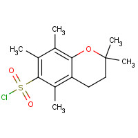 112160-39-1 2,2,5,7,8-PENTAMETHYLCHROMAN-6-SULFONYL CHLORIDE chemical structure