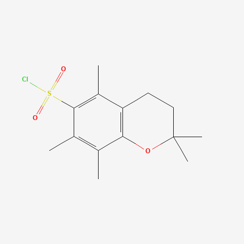 112160-39-1 2,2,5,7,8-PENTAMETHYLCHROMAN-6-SULFONYL CHLORIDE chemical structure