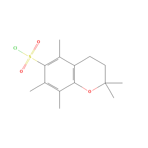 112160-39-1 2,2,5,7,8-PENTAMETHYLCHROMAN-6-SULFONYL CHLORIDE chemical structure