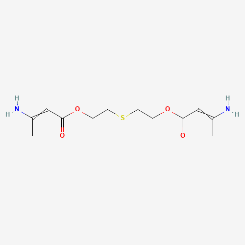 13560-49-1 thiodiethane-1,2-diyl bis(3-aminobut-2-enoate) chemical structure