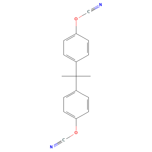 1156-51-0 2,2-Bis-(4-cyanatophenyl)propane chemical structure
