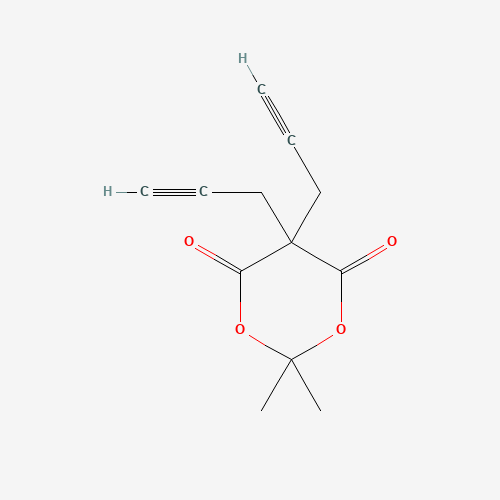 145544-03-2 2,2-DIMETHYL-5,5-DIPROP-2-YNYL-1,3-DIOXANE-4,6-DIONE chemical structure