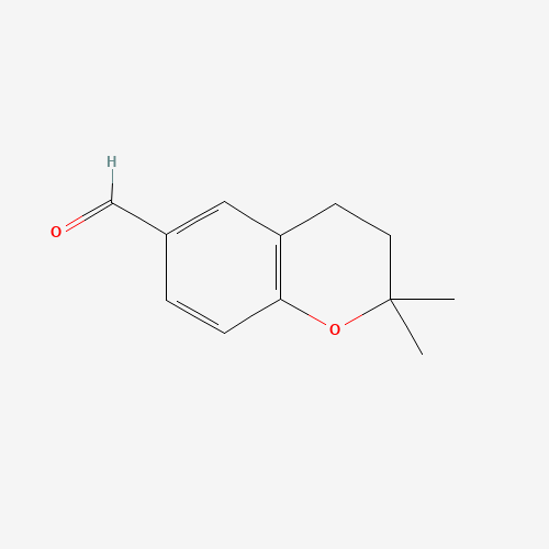 61370-75-0 2,2-DIMETHYLCHROMANE-6-CARBALDEHYDE chemical structure