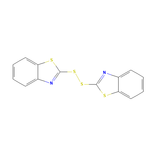 120-78-5 2,2'-Dithiobis(benzothiazole) chemical structure