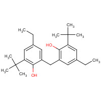 88-24-4 2,2'-METHYLENEBIS(4-ETHYL-6-TERT-BUTYLPHENOL) chemical structure
