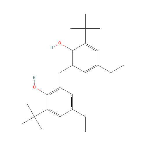 88-24-4 2,2'-METHYLENEBIS(4-ETHYL-6-TERT-BUTYLPHENOL) chemical structure