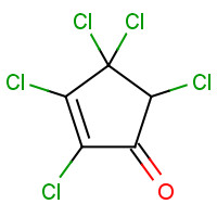 5659-47-2 2,3,4,4,5-pentachlorocyclopent-2-en-1-one chemical structure