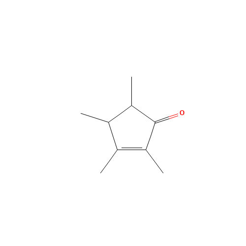 54458-61-6 2,3,4,5-TETRAMETHYL-2-CYCLOPENTENONE chemical structure