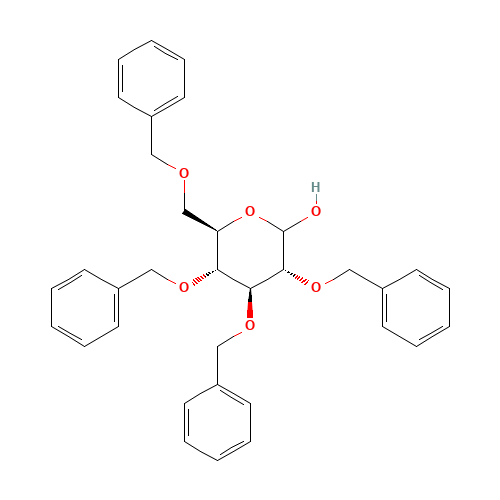 4132-28-9 2,3,4,6-Tetra-O-benzyl-D-glucopyranose chemical structure