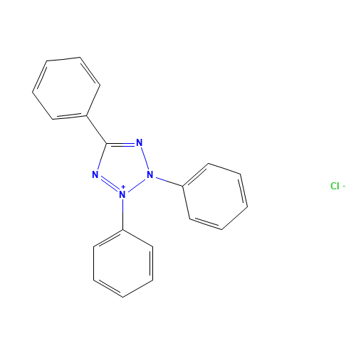 298-96-4 2,3,5-Triphenyltetrazolium chloride chemical structure