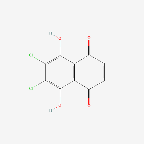 14918-69-5 2,3-DICHLORO-5,8-DIHYDROXY-1,4-NAPHTHOQUINONE chemical structure