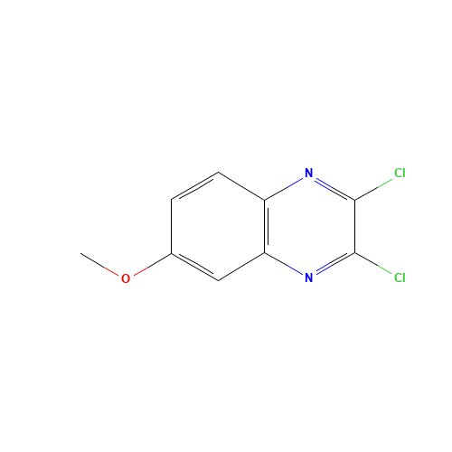 39267-04-4 2,3-Dichloro-6-methoxyquinoxaline chemical structure