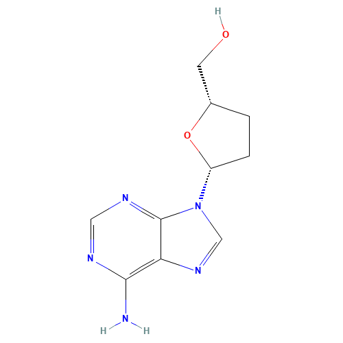 4097-22-7 Dideoxyadenosine chemical structure