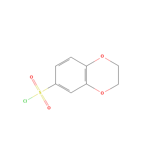 63758-12-3 2,3-DIHYDRO-1,4-BENZODIOXINE-6-SULFONYL CHLORIDE chemical structure