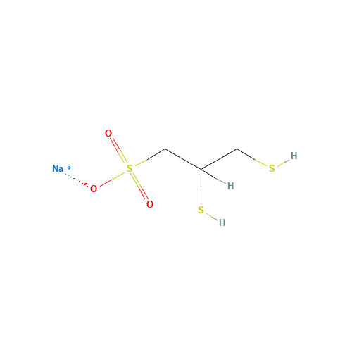 4076-02-2 Sodium 2,3-dimercapto-1-propanesulfonate chemical structure