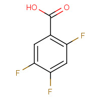 446-17-3 2,4,5-Trifluorobenzoic acid chemical structure