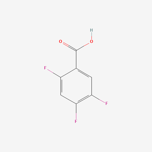 446-17-3 2,4,5-Trifluorobenzoic acid chemical structure