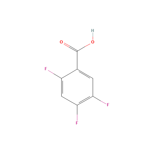 446-17-3 2,4,5-Trifluorobenzoic acid chemical structure