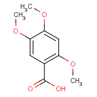 490-64-2 2,4,5-Trimethoxybenzoic acid chemical structure