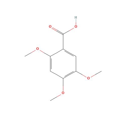 490-64-2 2,4,5-Trimethoxybenzoic acid chemical structure