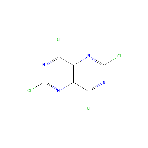 32980-71-5 2,4,6,8-TETRACHLOROPYRIMIDO[5,4-D]PYRIMIDINE chemical structure
