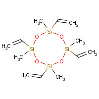 2554-06-5 2,4,6,8-Tetravinyl-2,4,6,8-tetramethylcyclotetrasiloxane chemical structure