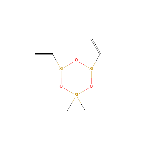 3901-77-7 1,3,5-TRIVINYL-1,3,5-TRIMETHYLCYCLOTRISILOXANE chemical structure