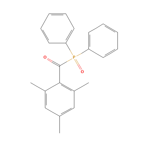 75980-60-8 Diphenyl(2,4,6-trimethylbenzoyl)phosphine oxide chemical structure