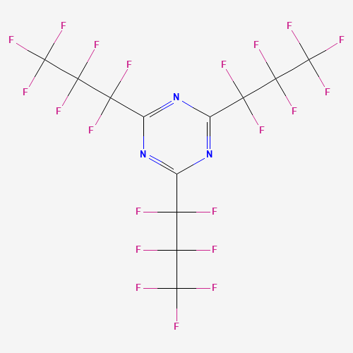 915-76-4 2,4,6-TRIS(HEPTAFLUOROPROPYL)-1,3,5-TRIAZINE chemical structure