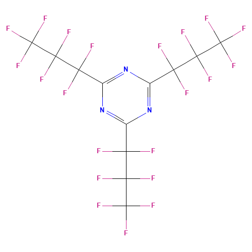 915-76-4 2,4,6-TRIS(HEPTAFLUOROPROPYL)-1,3,5-TRIAZINE chemical structure