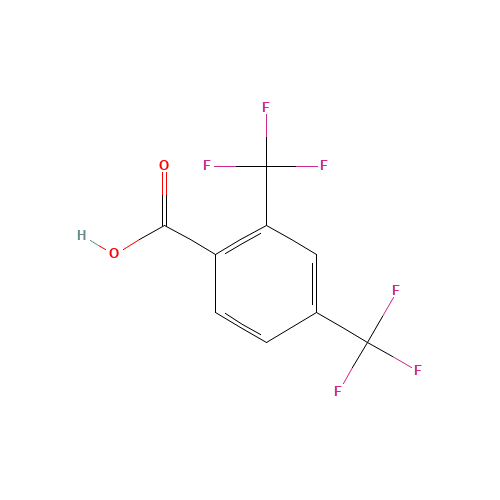 32890-87-2 2,4-BIS(TRIFLUOROMETHYL)BENZOIC ACID chemical structure