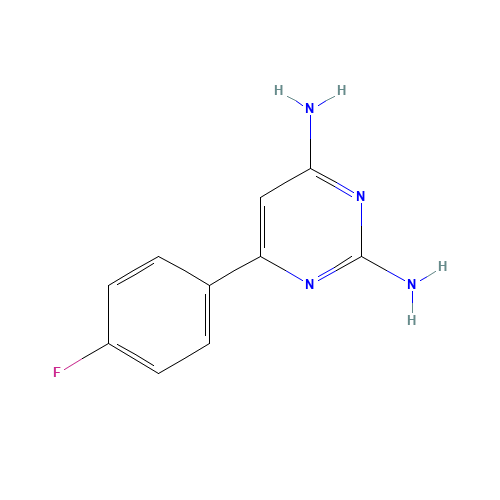 175137-25-4 2,4-DIAMINO-6-(4-FLUOROPHENYL)PYRIMIDINE chemical structure