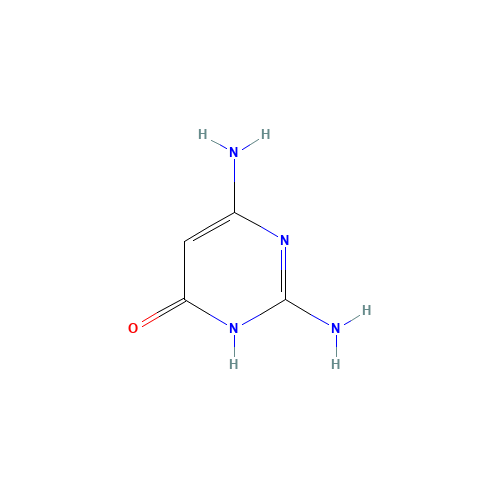 56-06-4 2,4-Diamino-6-hydroxypyrimidine chemical structure